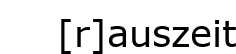 [r]auszeit logo